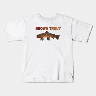 Brown Trout Kids T-Shirt